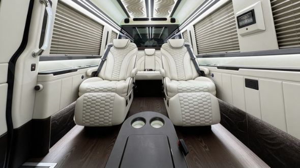 allentown 8 passenger sprinter van interior