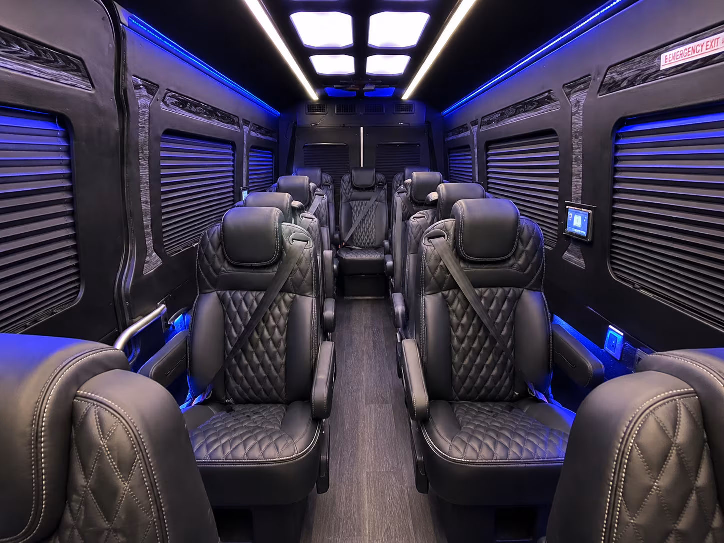 allentown 10 passenger sprinter van inside