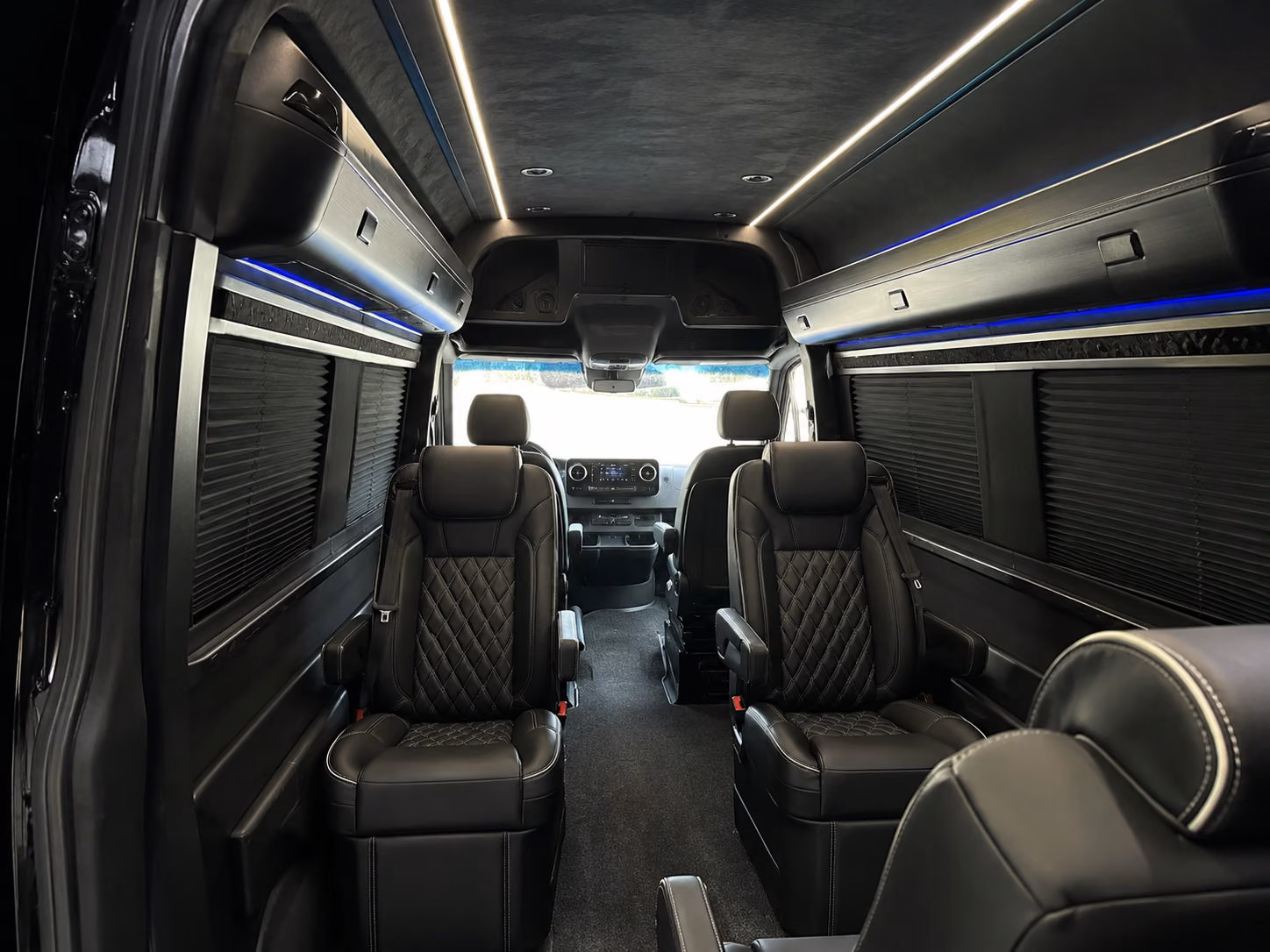 allentown 12 passenger sprinter van inside