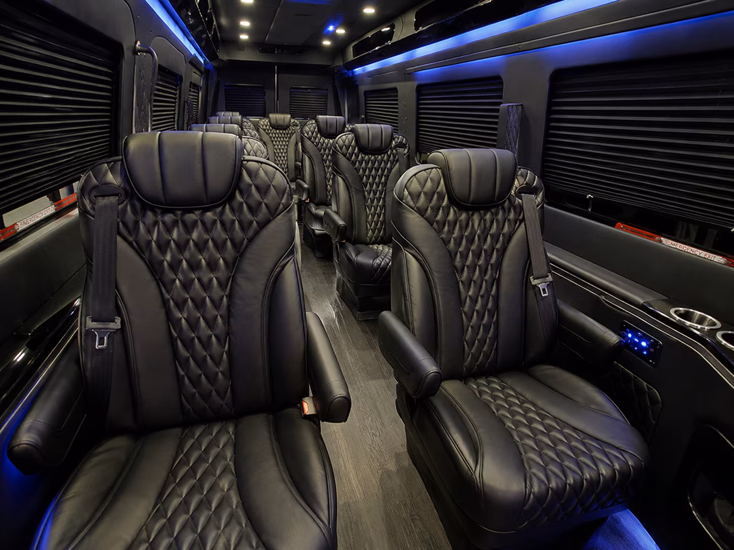 allentown 15 passenger sprinter van inside
