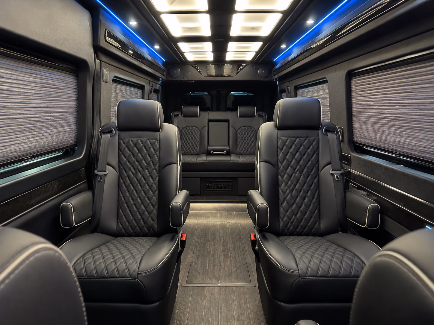 allentown 18 passenger sprinter van inside