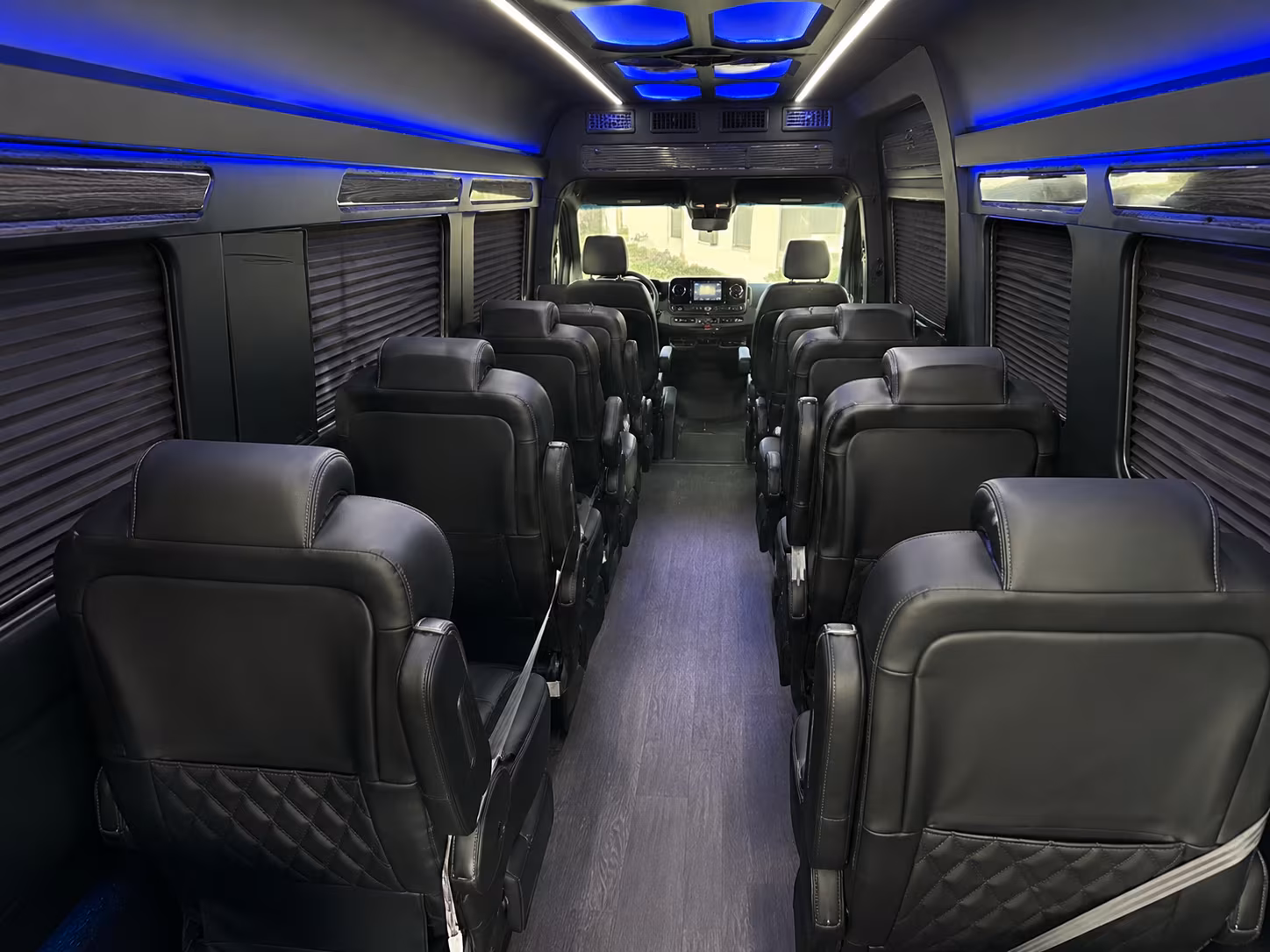 allentown 18 passenger sprinter van interior