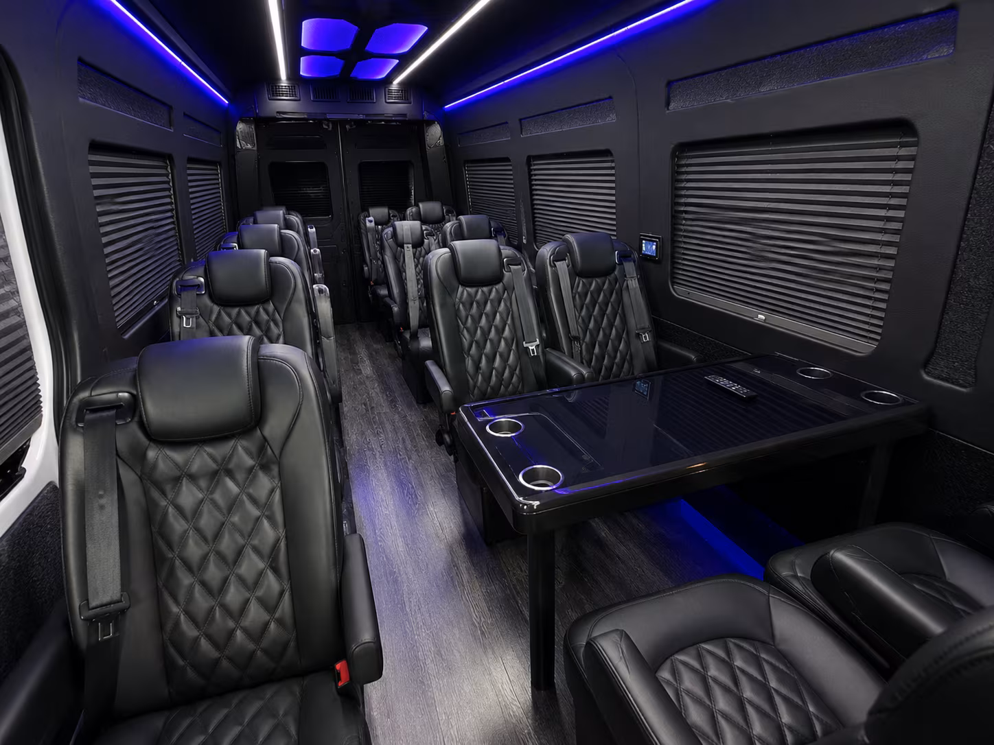 allentown 20 passenger sprinter van inside