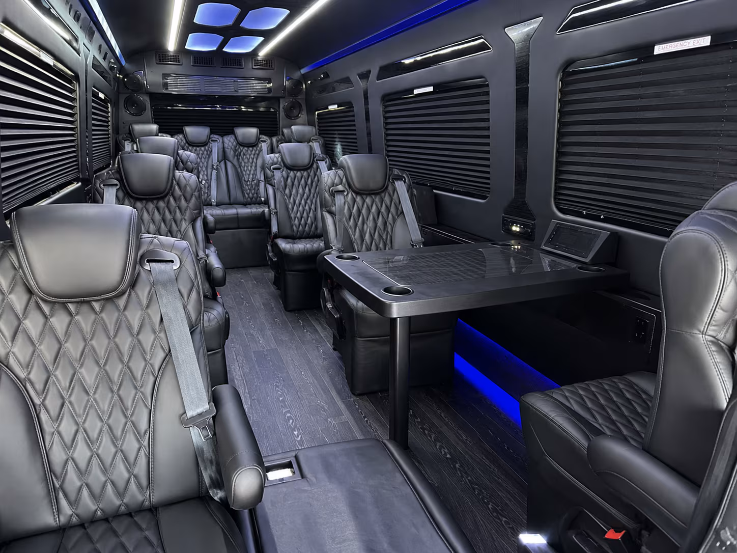 allentown 8 passenger sprinter van inside