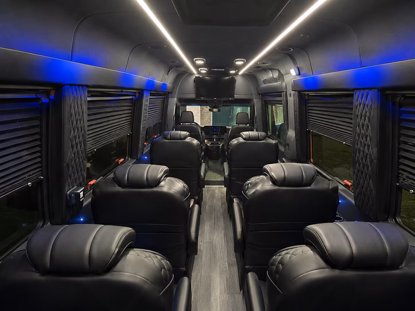 allentown 8 passenger sprinter van interior