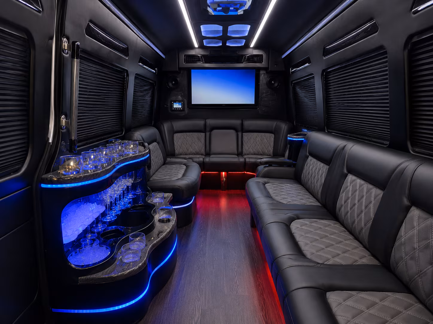allentown sprinter limousine interior
